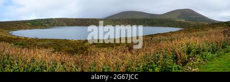 Lagoa Rasa, Flores Island, Azoren Stockfoto