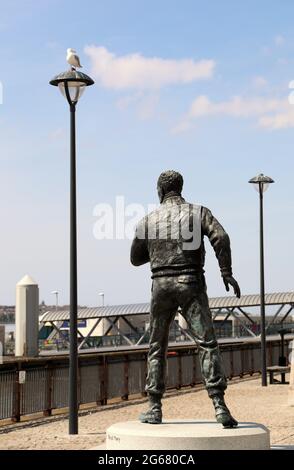 Statue von Frederic John Walker in Liverpool Stockfoto