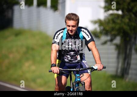 Spielberg, Osterreich. Juli 2021. Davide Valsecchi Kommentator SKY Italia; Formel-1-Weltmeisterschaft 2021, Österreichischer GP 3. Juli 2021Foto Federico Basile/Insidefoto Kredit: Insidefoto srl/Alamy Live News Stockfoto