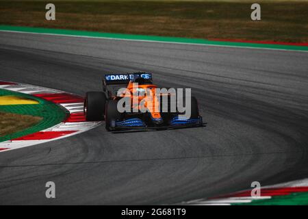 Spielberg, Osterreich. Juli 2021. #03 Daniel Ricciardo McLaren Mercedes, Formel-1-Weltmeisterschaft 2021, Österreichischer GP 3. Juli 2021Foto Federico Basile/Insidefoto Credit: Insidefoto srl/Alamy Live News Stockfoto