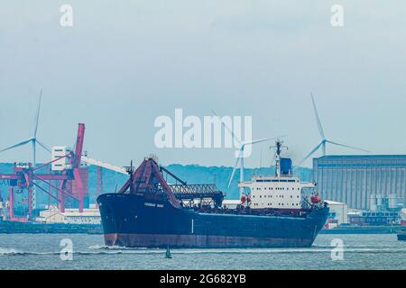 Bulk Carrier Yeoman Bank Stockfoto