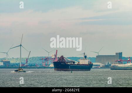 Bulk Carrier Yeoman Bank Stockfoto