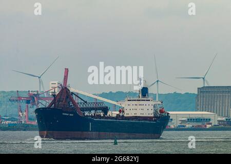 Bulk Carrier Yeoman Bank Stockfoto