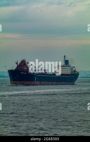 Bulk Carrier Yeoman Bank Stockfoto