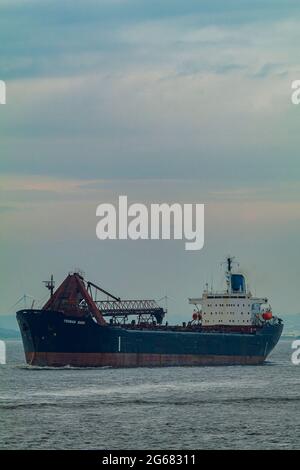 Bulk Carrier Yeoman Bank Stockfoto