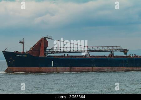 Bulk Carrier Yeoman Bank Stockfoto