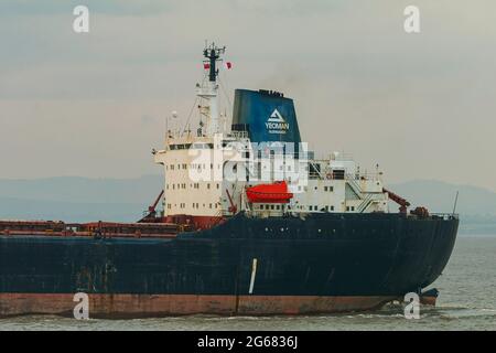 Bulk Carrier Yeoman Bank Stockfoto