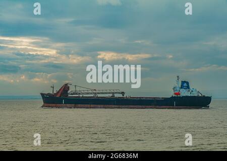 Bulk Carrier Yeoman Bank Stockfoto