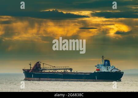 Bulk Carrier Yeoman Bank Stockfoto