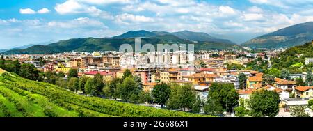 Panorama von Brescia in Italien Stockfoto