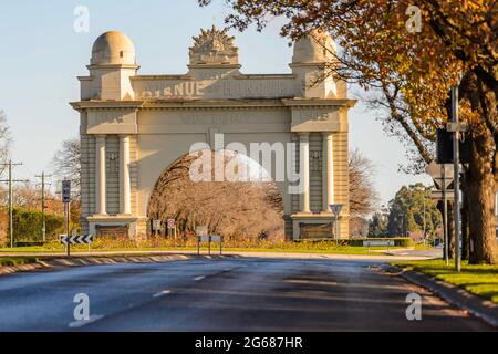 Arch Of Victory, Ballarat, Victoria, Australien Stockfoto