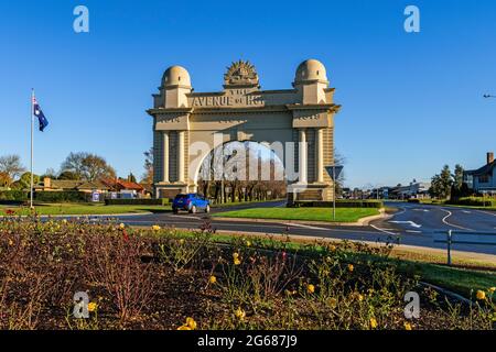 Arch Of Victory, Ballarat, Victoria, Australien Stockfoto