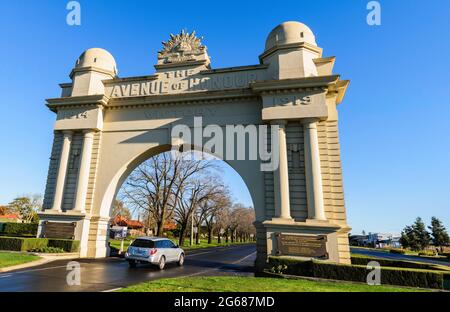 Arch Of Victory, Ballarat, Victoria, Australien Stockfoto