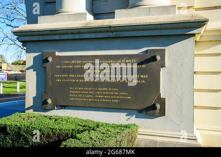 Arch Of Victory, Ballarat, Victoria, Australien Stockfoto