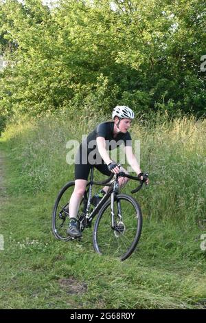 Dinton Weiden Cyclocross 23. Juni 2021 Stockfoto