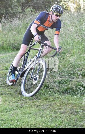 Dinton Weiden Cyclocross 23. Juni 2021 Stockfoto