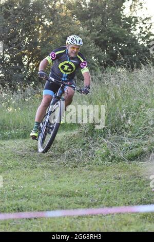 Dinton Weiden Cyclocross 23. Juni 2021 Stockfoto