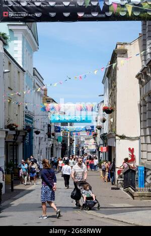 Rund um Falmouth a Town an der Südküste von cornwall, Großbritannien Stockfoto