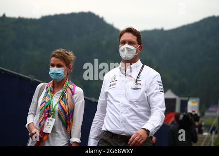 Spielberg, Österreich. Februar 2019. Ola Kallenius AD Mercedes AMG F1 Team, Formel 1 Weltmeisterschaft 2021, Österreichischer GP 1-4. Juli 2021 Quelle: Independent Photo Agency/Alamy Live News Stockfoto