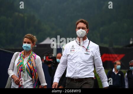 Spielberg, Österreich. Februar 2019. Ola Kallenius AD Mercedes AMG F1 Team, Formel 1 Weltmeisterschaft 2021, Österreichischer GP 1-4. Juli 2021 Quelle: Independent Photo Agency/Alamy Live News Stockfoto