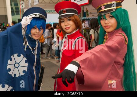 Schöne thailändische Mädchen auf einem japanischen Cosplay Festival in Bangkok, Thailand. Kredit: Kraig lieb Stockfoto