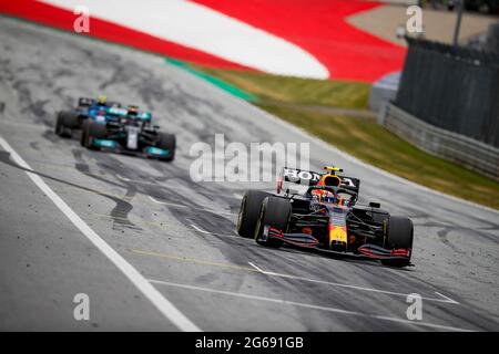 # 11 Sergio Perez (MEX, Red Bull Racing), F1 Grand Prix von Österreich beim Red Bull Ring am 2. Juli 2021 in Spielberg, Österreich. (Foto von HOCH ZWEI) Stockfoto