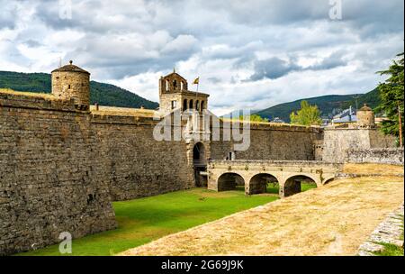 Zitadelle von Jaca in Spanien Stockfoto