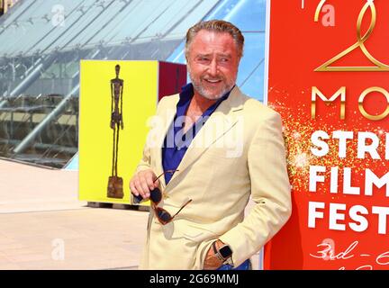 Monaco, Monte-Carlo - 03. Juli 2021: Monaco Streaming Film Festival MCSFF mit Michael Flatley, Riverdance und Lord of the Dance Producer und Star Stockfoto