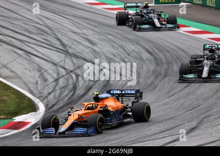 Spielberg, Österreich. Juli 2021. Lando Norris (GBR) McLaren MCL35M. 04.07.2021. Formel 1 Weltmeisterschaft, Rd 9, Großer Preis Von Österreich, Spielberg, Österreich, Wettkampftag. Bildnachweis sollte lauten: XPB/Press Association Images. Quelle: XPB Images Ltd/Alamy Live News Stockfoto