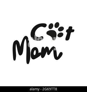 Beste Hundemutter aller Zeiten, Typografie-Schriftzug, Druck für T-Shirt, Banner, Poster, Becher usw. Stock Vektor