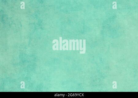 Aqua Green Distressed Hintergrund, Grunge Wand Hintergrund oder Textur Stockfoto