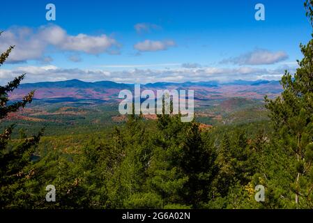 Die Wildnis des Pharao im Adirondack vom Treadway Mountain Stockfoto