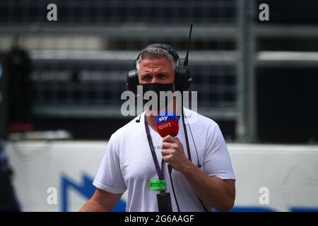 Spielberg, Osterreich. Juli 2021. Ralf Schumacher, ehemaliger F1-Fahrer. Formel 1 Weltmeisterschaft 2021, Österreichischer GP 1-4. Juli 2021 Quelle: Independent Photo Agency/Alamy Live News Stockfoto