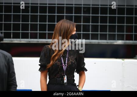 Spielberg, Osterreich. Juli 2021. Federica Masolin SKY Italia Journalistin; Formel-1-Weltmeisterschaft 2021, Österreichischer GP 1-4. Juli 2021 Quelle: Independent Photo Agency/Alamy Live News Stockfoto