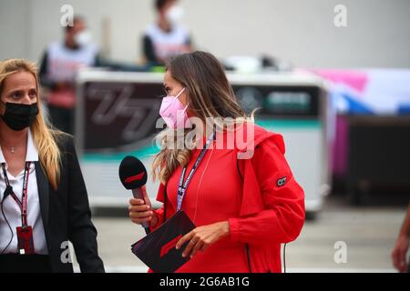 Spielberg, Osterreich. Juli 2021. Andrea Schlager Servus TV Formel 1 Weltmeisterschaft 2021, Österreichischer GP 1-4. Juli 2021 Quelle: Independent Photo Agency/Alamy Live News Stockfoto