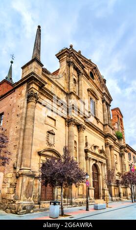 Alte Kirche Santa Maria in Alcala de Henares, Spanien Stockfoto