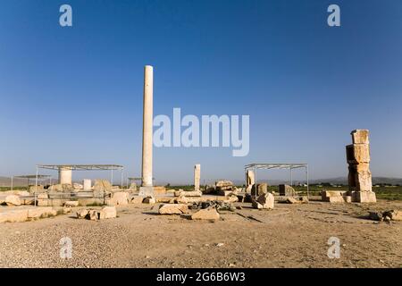 Pasargadae, erste Hauptstadt des Achämeniden-Reiches von Cyrus II. Dem Großen, Fars-Provinz, Iran, Persien, Westasien, Asien Stockfoto