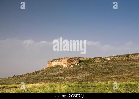 Pasargadae, erste Hauptstadt des Achämeniden-Reiches von Cyrus II. Dem Großen, Zitadelle 'Tall-e Takht', Fars Province, Iran, Persien, Westasien, Asien Stockfoto