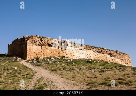 Pasargadae, erste Hauptstadt des Achämeniden-Reiches von Cyrus II. Dem Großen, Zitadelle 'Tall-e Takht', Fars Province, Iran, Persien, Westasien, Asien Stockfoto