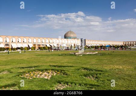 Imam-Platz, Sheikh Lotfollah Moschee, Isfahan (Esfahan), Isfahan Provinz, Iran, Persien, Westasien, Asien Stockfoto