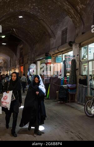 Großer Basar, Bazar e Bozorg (Bazar Bozorg), Isfahan (Esfahan), Isfahan, Iran, Persien, Westasien, Asien Stockfoto