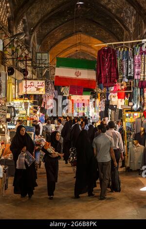 Großer Basar, Bazar e Bozorg (Bazar Bozorg), Isfahan (Esfahan), Isfahan, Iran, Persien, Westasien, Asien Stockfoto