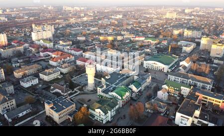 Luftaufnahme von Baranavichy, Brest Region Stockfoto