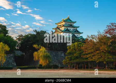 Hauptburg der Burg Nagoya, einer japanischen Burg in Nagoya, Japan Stockfoto