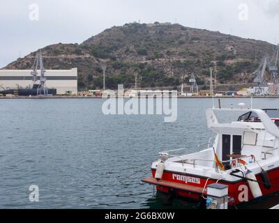 Cabo de Palos, in Murcia, Spanien. Europa. Horizontale Fotografie. Stockfoto