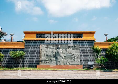 Jeju Island, Korea - 22. Juni 2021 : Seobok Park Monument Stockfoto