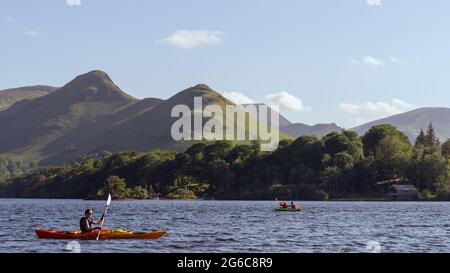 Landschaftsfotos von Keswick im Lake District National Park. Stockfoto