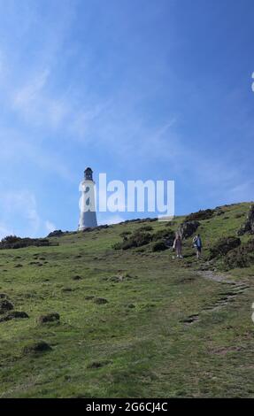 Das Hoad-Denkmal, Ulverston, wurde zum Gedenken an Sir John Barrow, einem Gründungsmitglied der Royal Geographical Society, errichtet Stockfoto