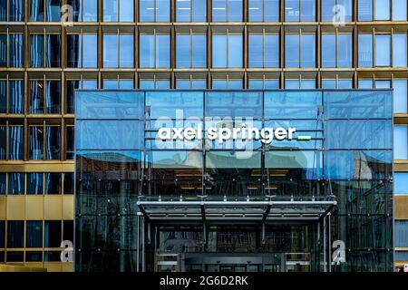 Axel Springer Verlag In Berlin Stockfoto