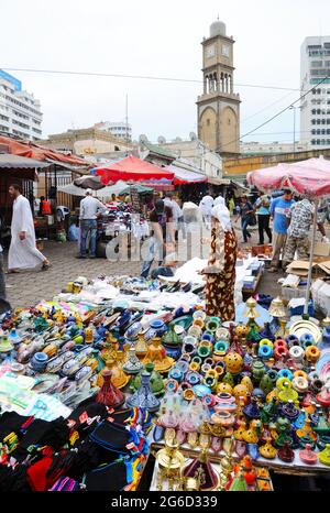 Straßenmarkt, Casca, Marokko. Stockfoto